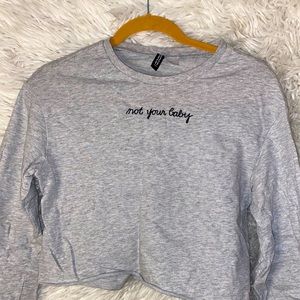 H&M Long Sleeve Crop Top